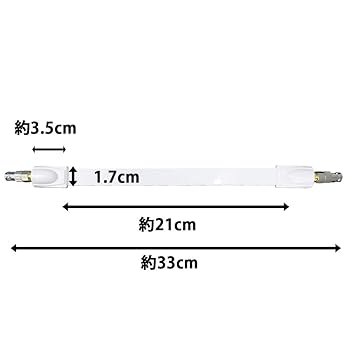 Amazon | 3Aカンパニー フラットケーブル BNCケーブル用 21cm